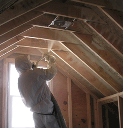 Irvine CA attic spray foam insulation